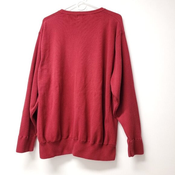 Levi's Mens Long Sleeve Crew Neck Sweater Size XXL Red - Picture 2 of 8